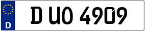 Truck License Plate